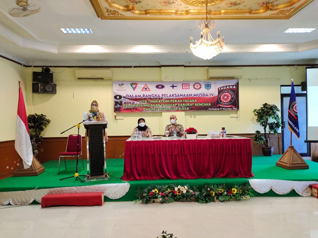 Kadinsos Tegaskan Tagana Harus Lebih Kompak Tanggulangi Bencana