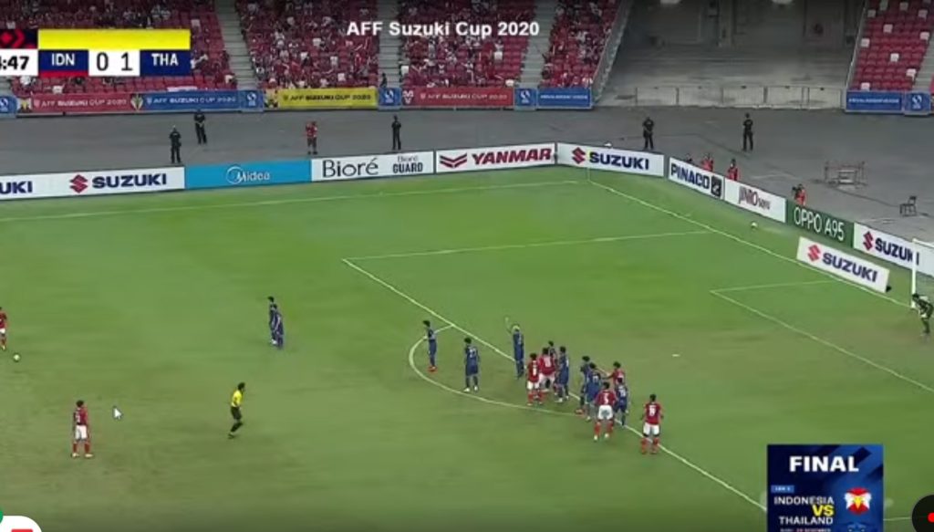 Thailand Bobol Gawang Indonesia di Menit Pertama