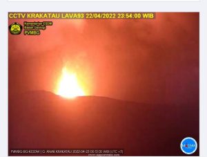 Status Gunung Anak Krakatau Level II Waspada