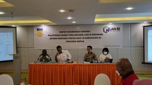 LAN Gelar Rakorsus Dengan BKPSDM 10 Kabupaten Papua, Guna Atasi Permasalahan Latsar CPNS