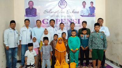 Peringati Hari Jadi ke-64, BPC Gapensi Pandeglang Santuni Anak Yatim