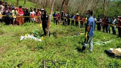 Dua Jasad Yang Tergeletak di Kebun Karet Ternyata Dibunuh, Pelakunya Empat Orang