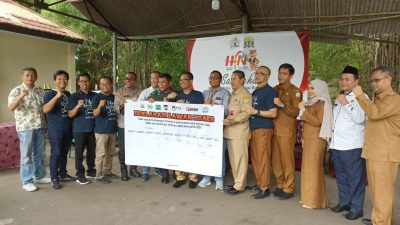 Sekda kota serang beserta jajaran usai melakukan deklarasi tangkal hoax pada pemilu bersama wartawan kota serang (Katakita.co)