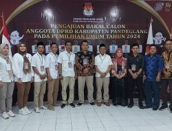 DPC Gerindra Pandeglang Resmi Serahkan Berkas Bacaleg ke KPU