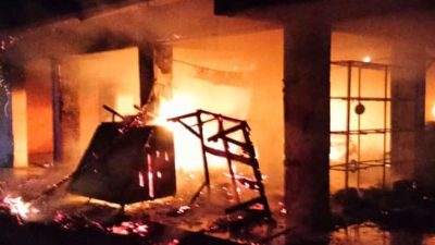 Pasar Munjul Terbakar, Dua Kios Hangus