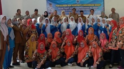 Foto kegiatan sosialaisai DLH Kabupaten Pandeglang di Kecamatan (Istimewa)