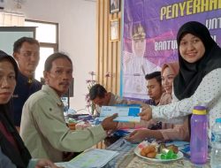 Dinsos Pandeglang Salurkan Bantuan Tak Terduga