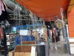 Habiskan Anggaran Rp1,9 Miliar Penataan Fasad Pasar Badak Pandeglang Timbulkan Banjir