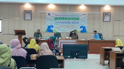 Suasana kegiatan workshop jurnalistik yang digelar di Setda Kabupaten Pandeglang (Katakita.co)