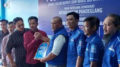 Tim Iing Ambil Formulir Balon Bupati ke Tiga Partai di Kabupaten Pandeglang