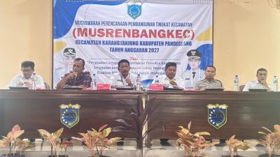 Wujudkan Aspirasi Masyarakat Anggota DPRD Pandeglang Kawal Musrenbang Kecamatan