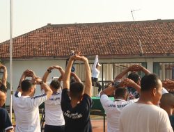 Lapas Serang Gelar Senam Bersama WBP, Dukung Pembinaan Fisik dan Mental