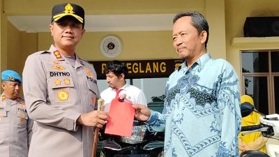 Lima Motor Hasil Curanmor Dikembalikan Polres Pandeglang ke Pemiliknya