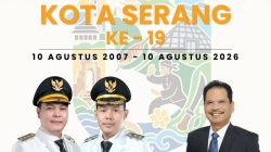 Walikota Serang Mengucapkan Selamat Hari Jadi Kota Serang ke-19 Tahun
