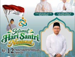 Kesbangpol Pandeglang Mengucapkan Selamat Hari Santri Nasional