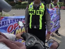 Kedepankan Edukasi, Satlantas Polres Pandeglang Gelar Operasi  Patuh Maung